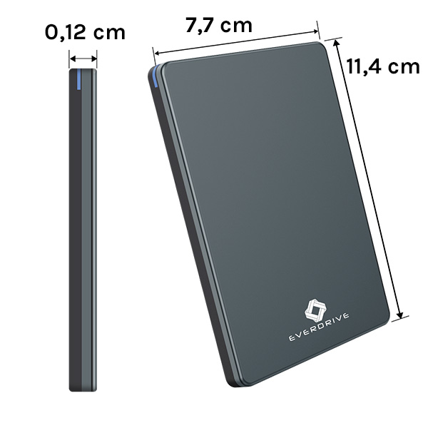 Everdrive external hard drive detail