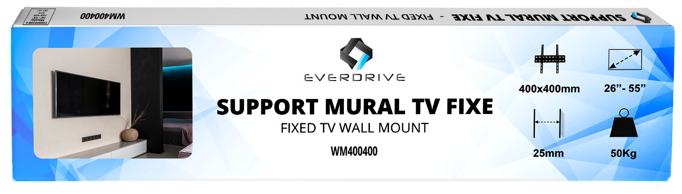 Everdrive TV wall mount box